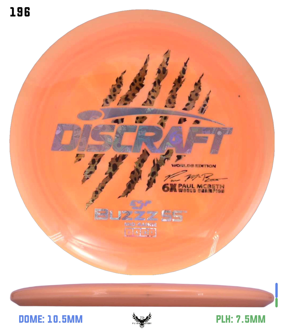 Discraft Paul McBeth 6 Claw ESP Buzzz SS - 2026 Worlds Edition