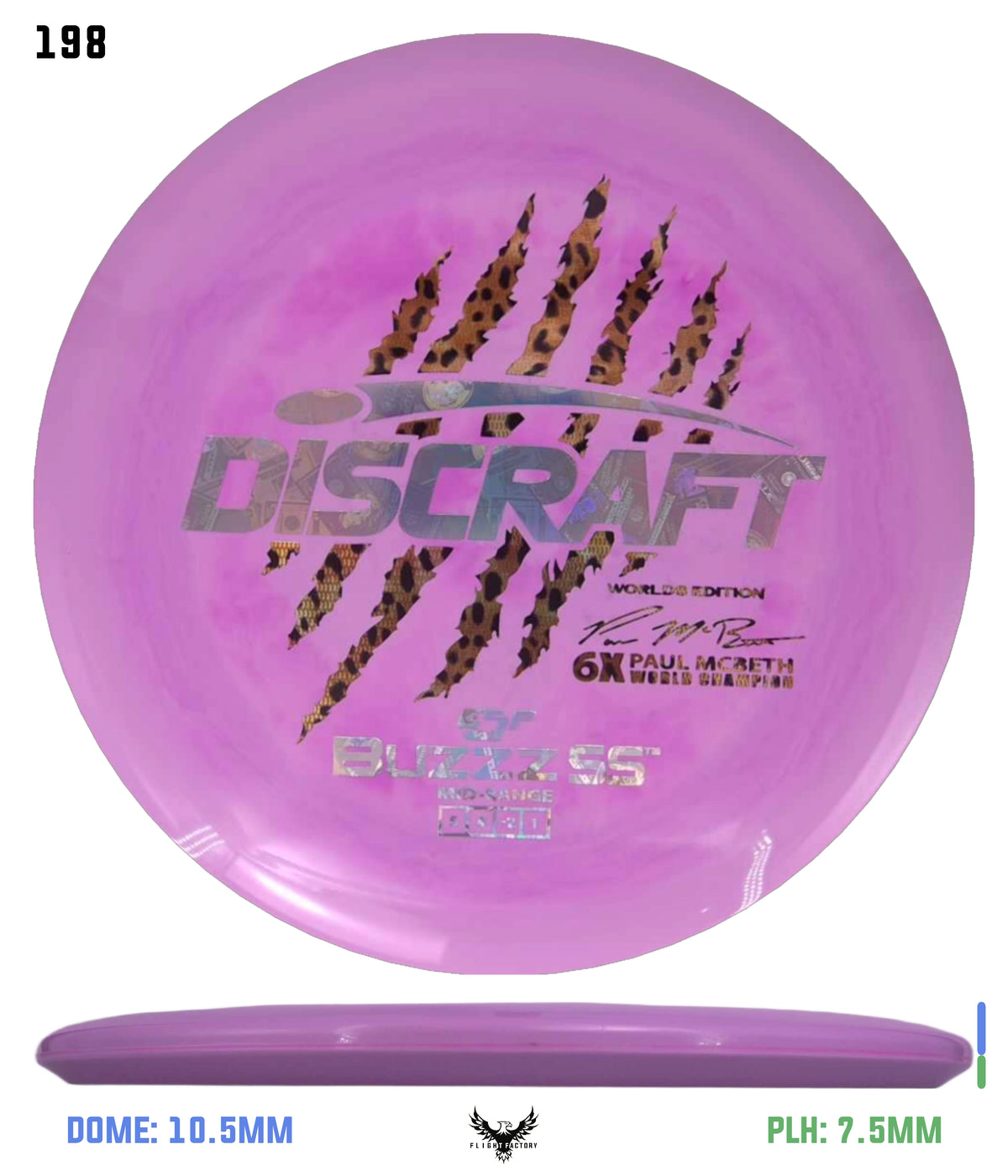 Discraft Paul McBeth 6 Claw ESP Buzzz SS - 2026 Worlds Edition