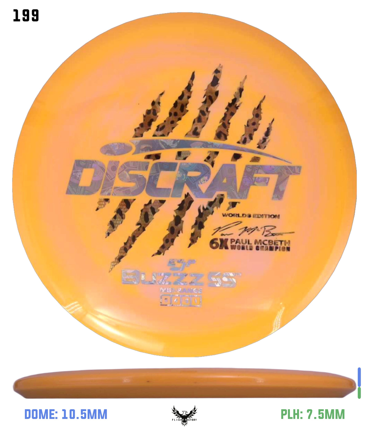 Discraft Paul McBeth 6 Claw ESP Buzzz SS - 2026 Worlds Edition