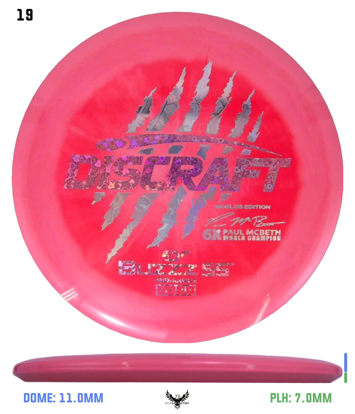 Discraft Paul McBeth 6 Claw ESP Buzzz SS - 2026 Worlds Edition