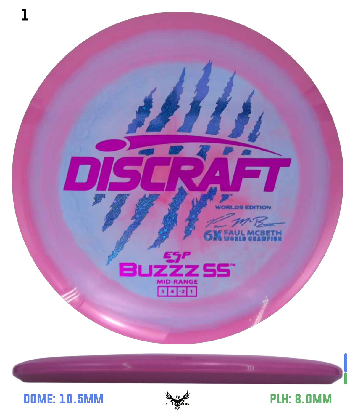Discraft Paul McBeth 6 Claw ESP Buzzz SS - 2026 Worlds Edition