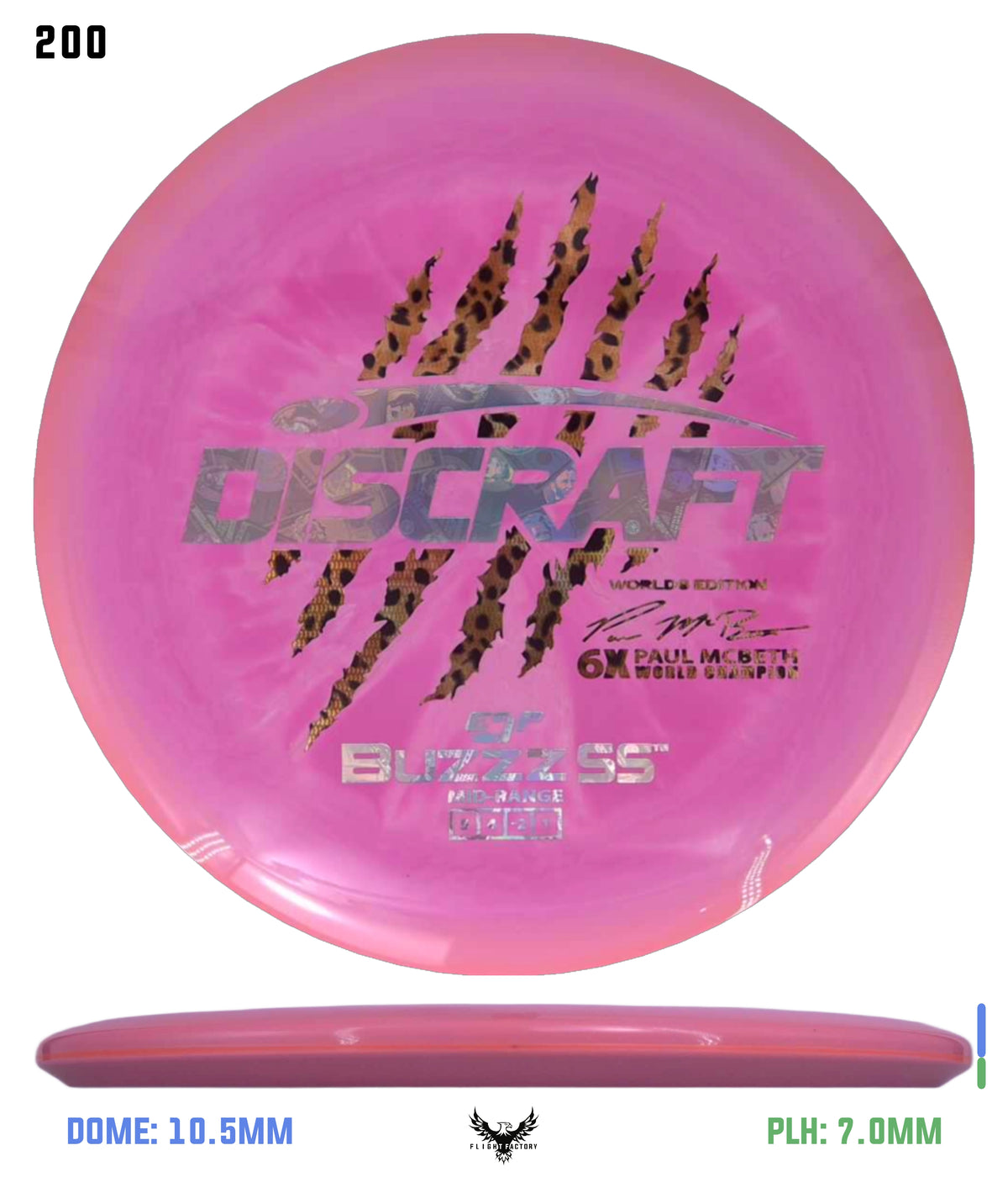 Discraft Paul McBeth 6 Claw ESP Buzzz SS - 2026 Worlds Edition