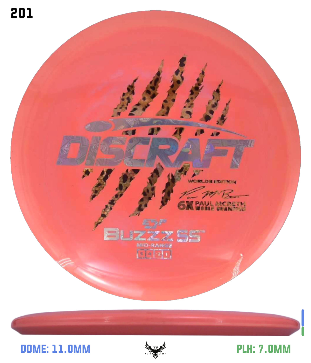 Discraft Paul McBeth 6 Claw ESP Buzzz SS - 2026 Worlds Edition