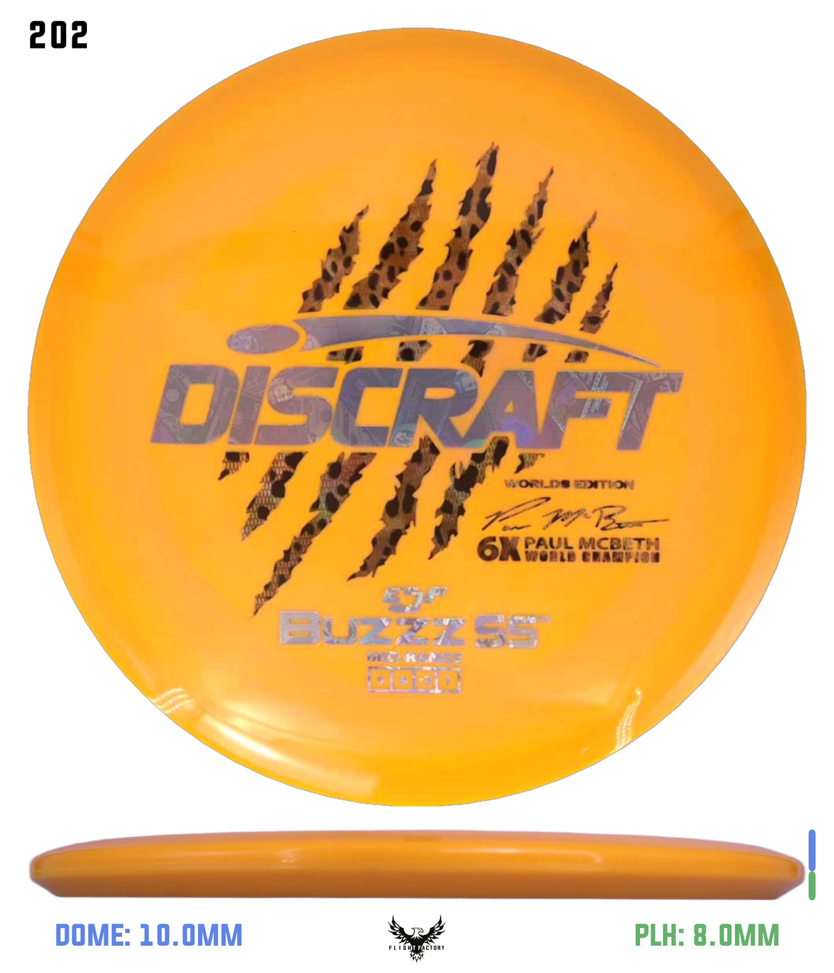 Discraft Paul McBeth 6 Claw ESP Buzzz SS - 2026 Worlds Edition