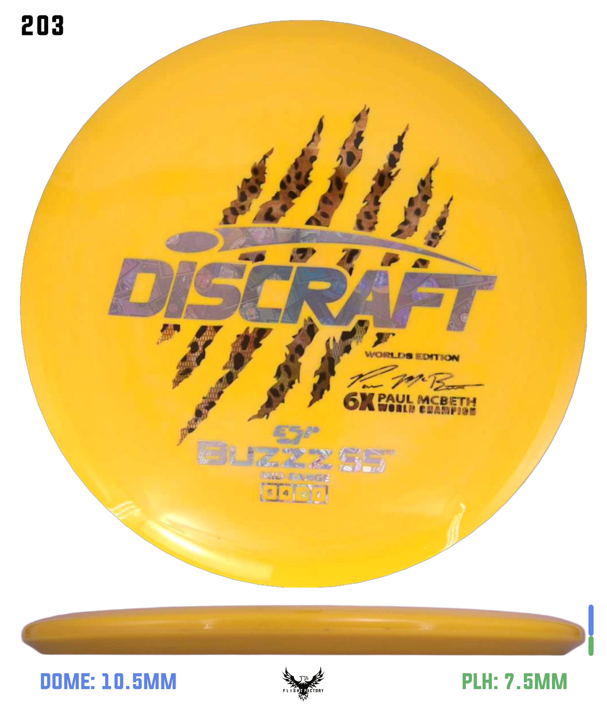 Discraft Paul McBeth 6 Claw ESP Buzzz SS - 2026 Worlds Edition