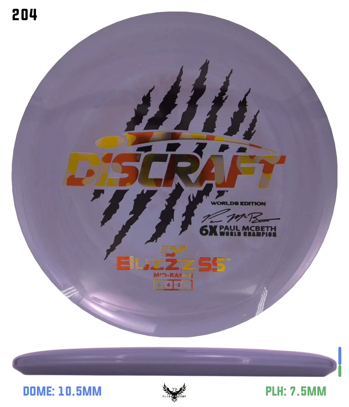 Discraft Paul McBeth 6 Claw ESP Buzzz SS - 2026 Worlds Edition
