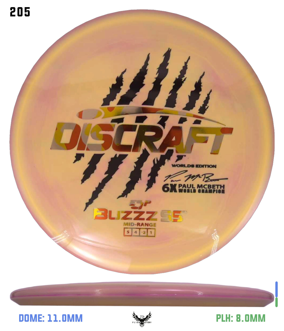 Discraft Paul McBeth 6 Claw ESP Buzzz SS - 2026 Worlds Edition
