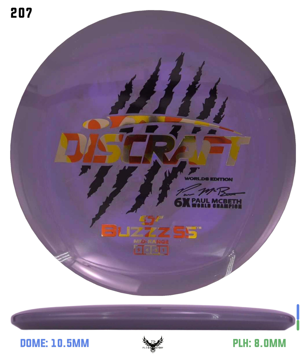 Discraft Paul McBeth 6 Claw ESP Buzzz SS - 2026 Worlds Edition