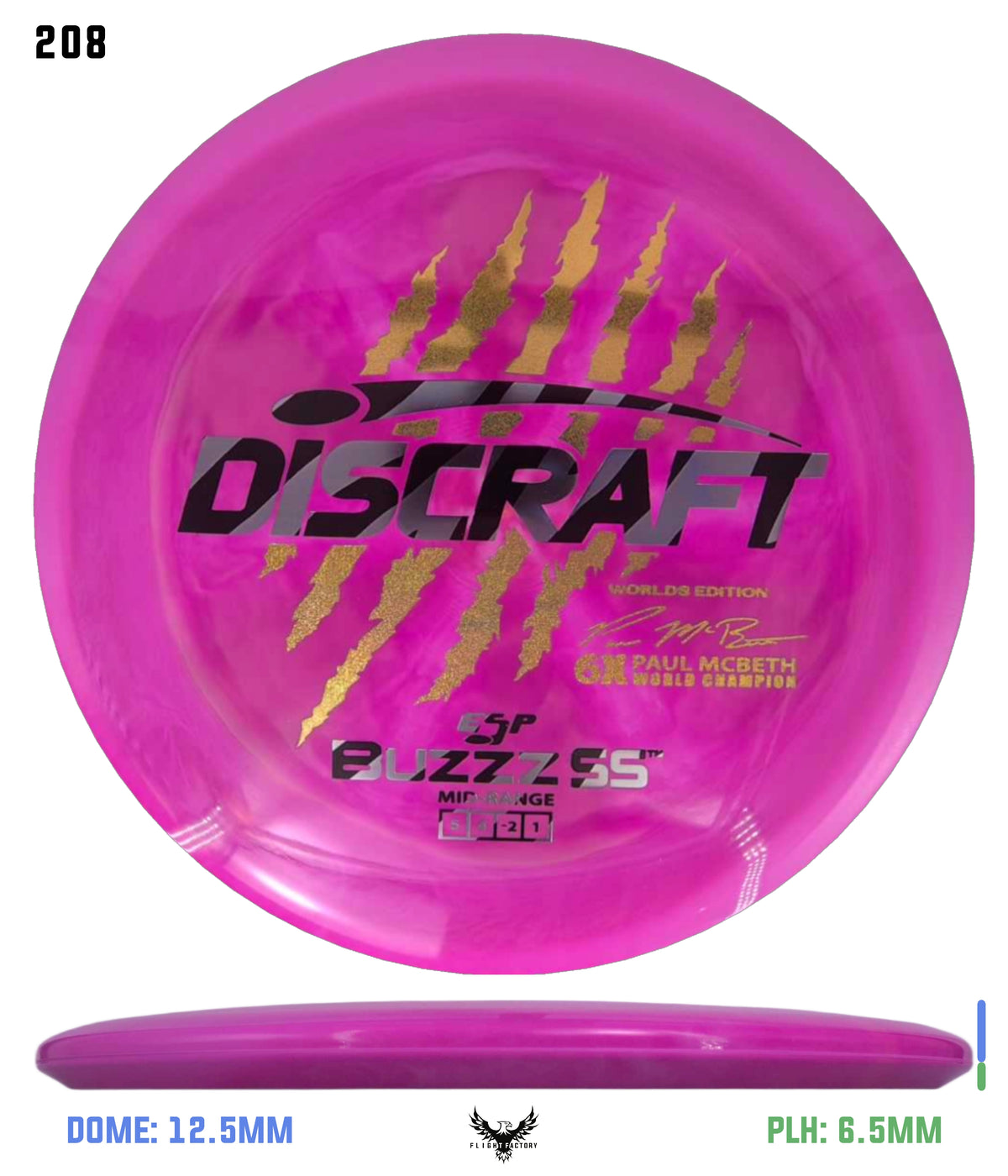 Discraft Paul McBeth 6 Claw ESP Buzzz SS - 2026 Worlds Edition
