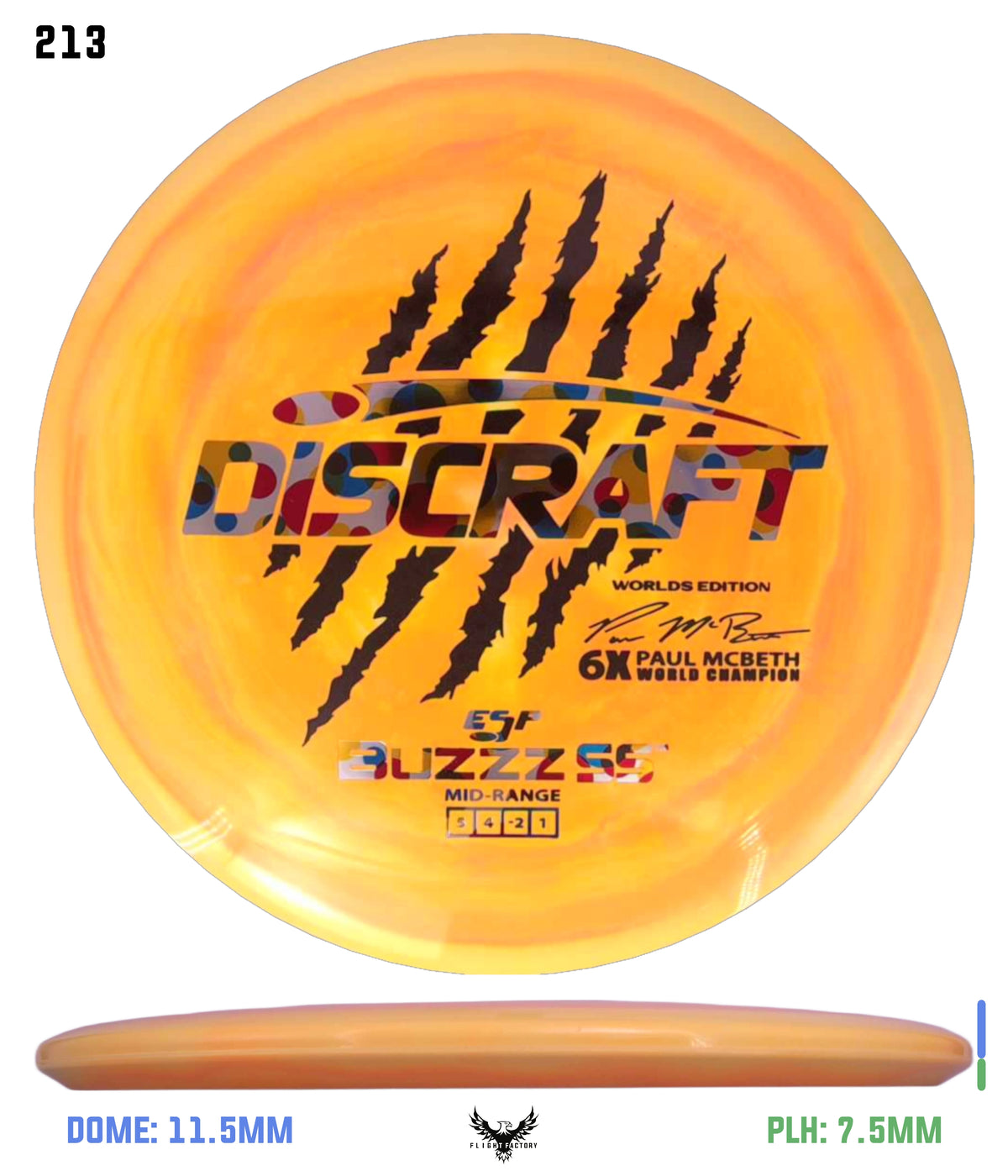 Discraft Paul McBeth 6 Claw ESP Buzzz SS - 2026 Worlds Edition