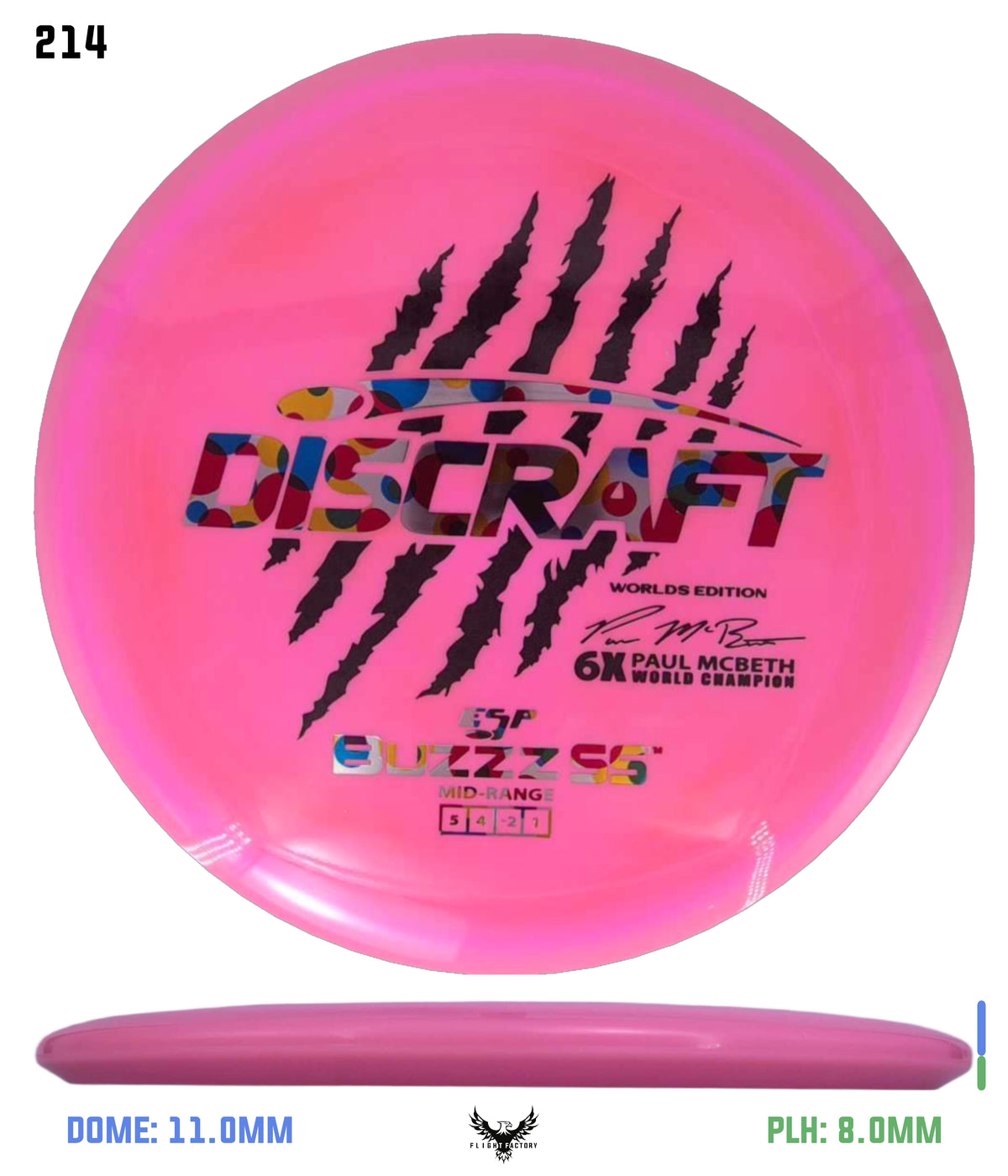 Discraft Paul McBeth 6 Claw ESP Buzzz SS - 2026 Worlds Edition