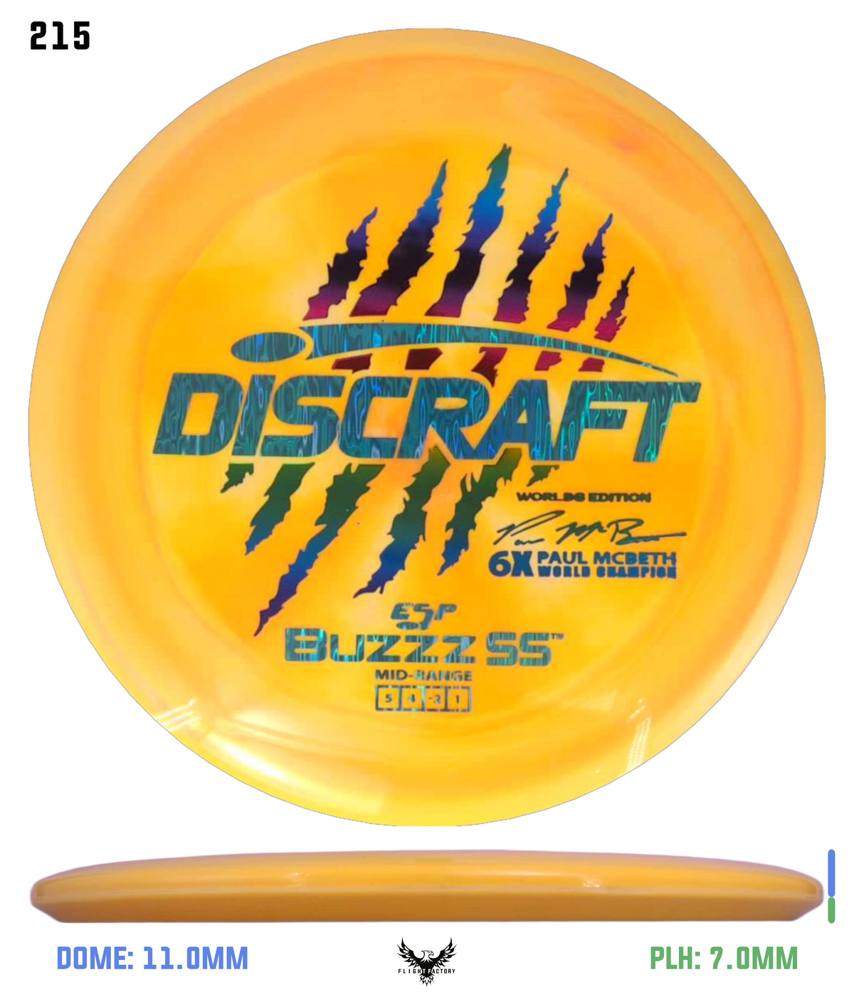 Discraft Paul McBeth 6 Claw ESP Buzzz SS - 2026 Worlds Edition
