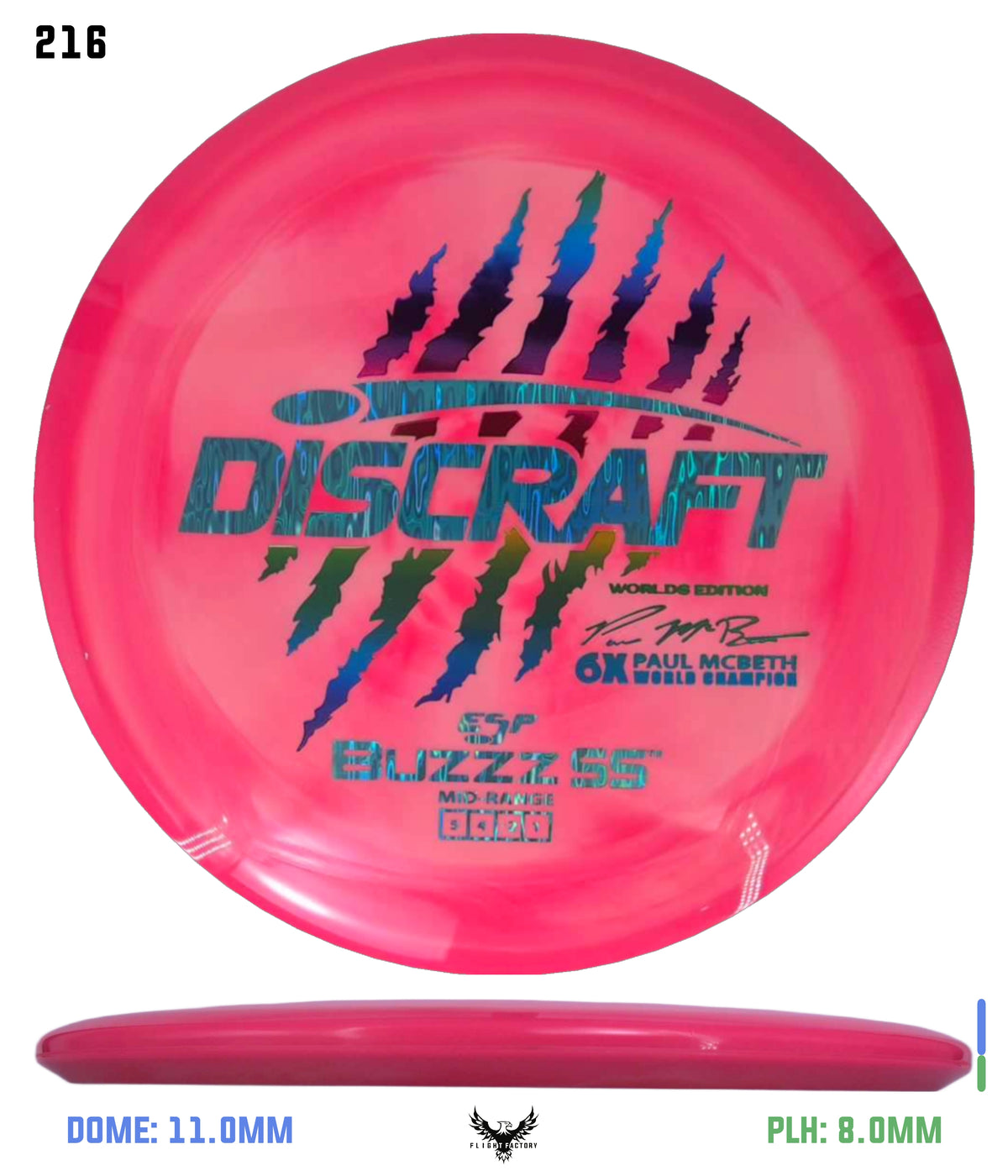 Discraft Paul McBeth 6 Claw ESP Buzzz SS - 2026 Worlds Edition