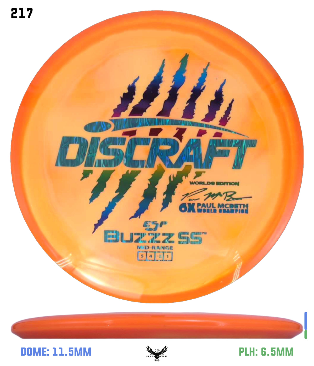 Discraft Paul McBeth 6 Claw ESP Buzzz SS - 2026 Worlds Edition