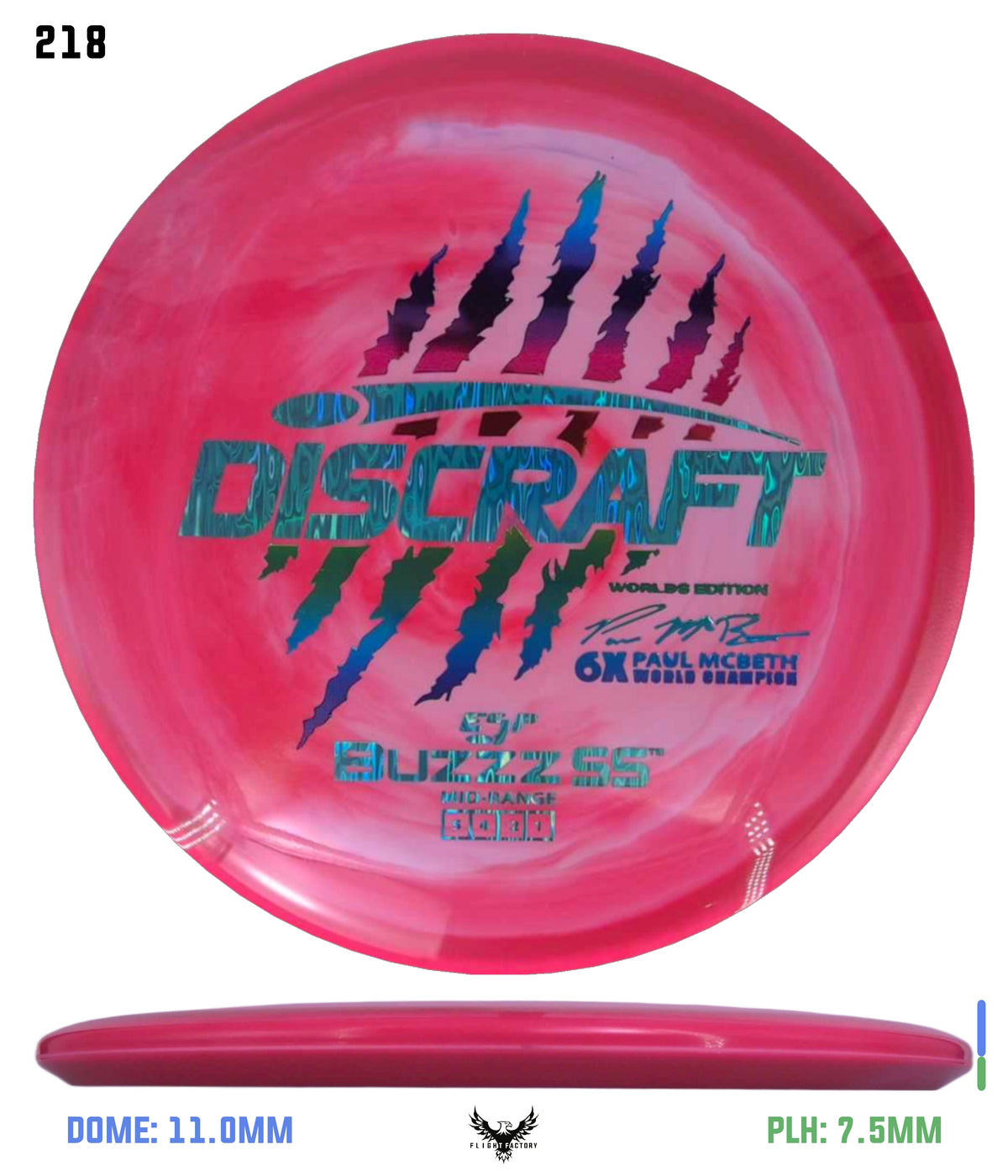 Discraft Paul McBeth 6 Claw ESP Buzzz SS - 2026 Worlds Edition