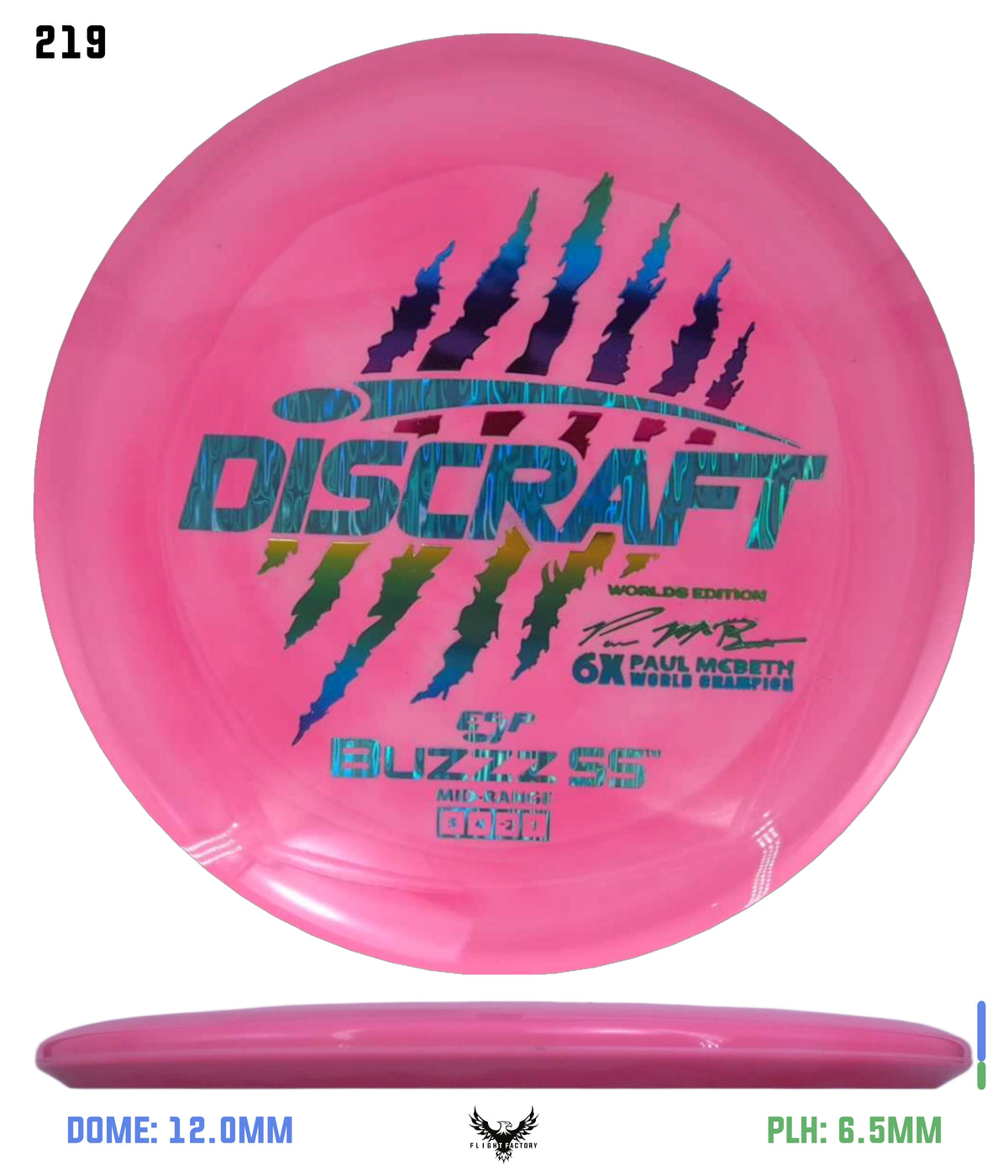 Discraft Paul McBeth 6 Claw ESP Buzzz SS - 2026 Worlds Edition