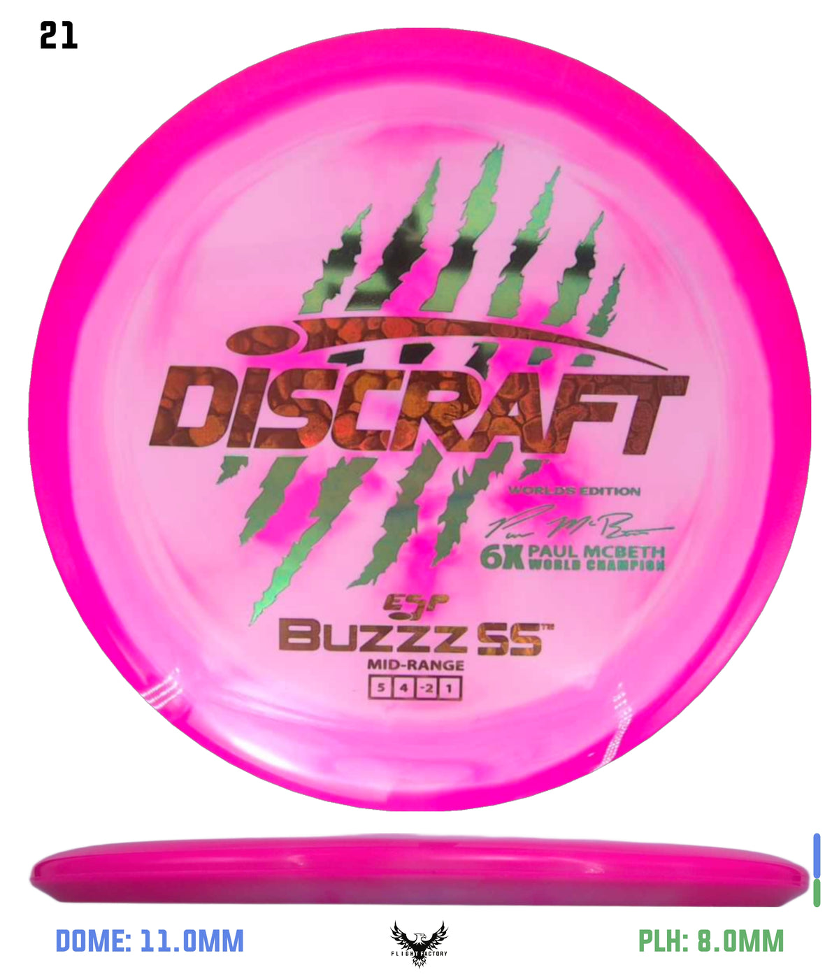 Discraft Paul McBeth 6 Claw ESP Buzzz SS - 2026 Worlds Edition