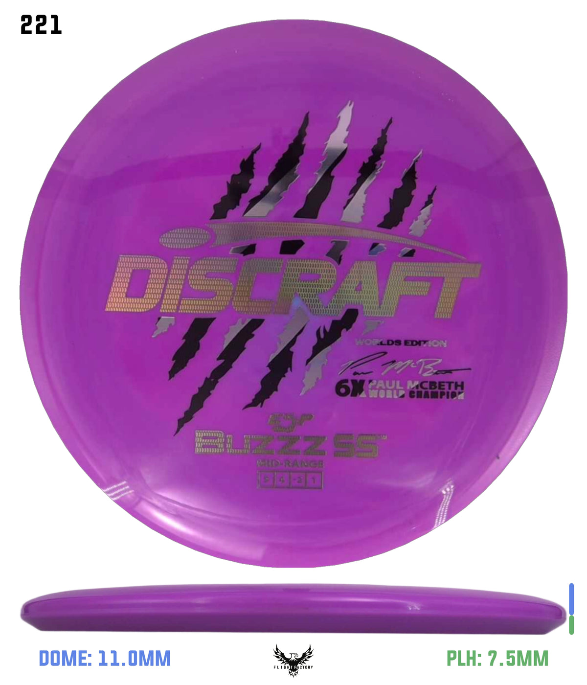 Discraft Paul McBeth 6 Claw ESP Buzzz SS - 2026 Worlds Edition