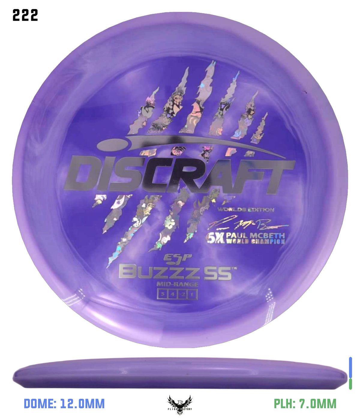 Discraft Paul McBeth 6 Claw ESP Buzzz SS - 2026 Worlds Edition