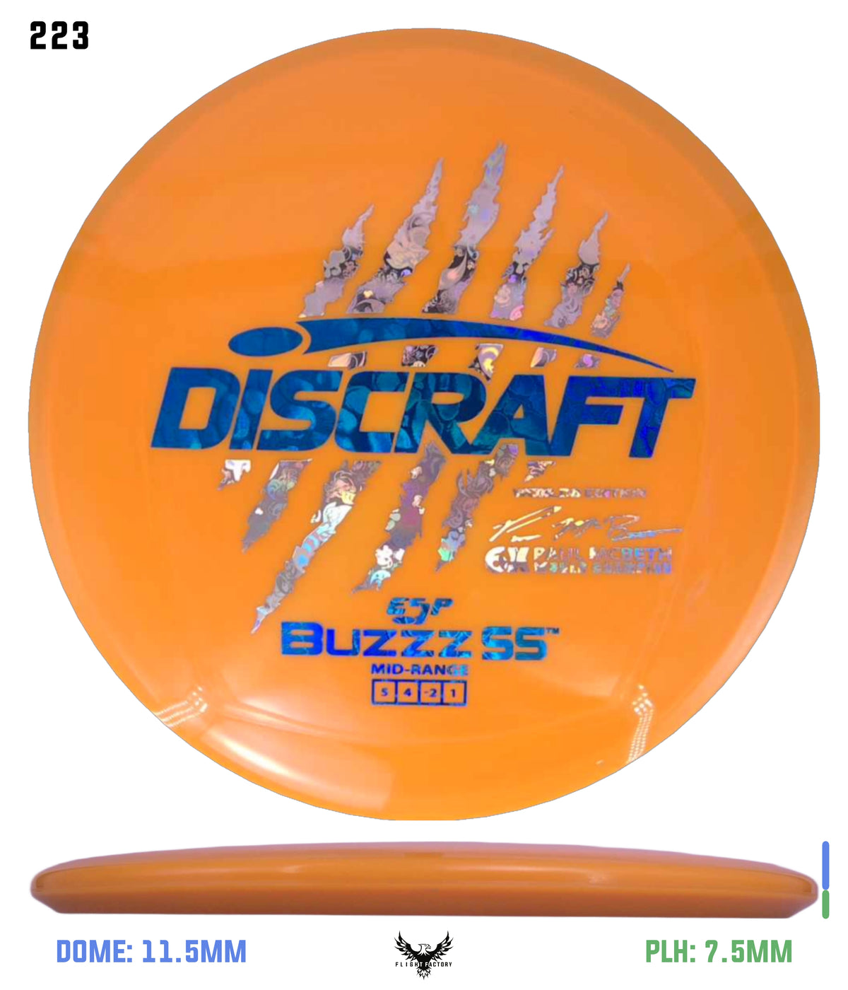 Discraft Paul McBeth 6 Claw ESP Buzzz SS - 2026 Worlds Edition