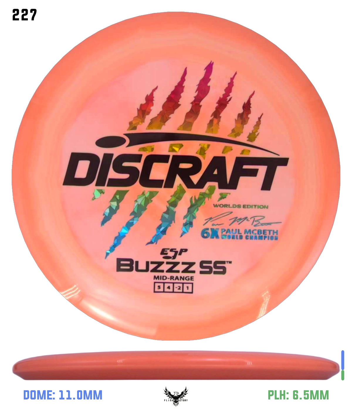 Discraft Paul McBeth 6 Claw ESP Buzzz SS - 2026 Worlds Edition