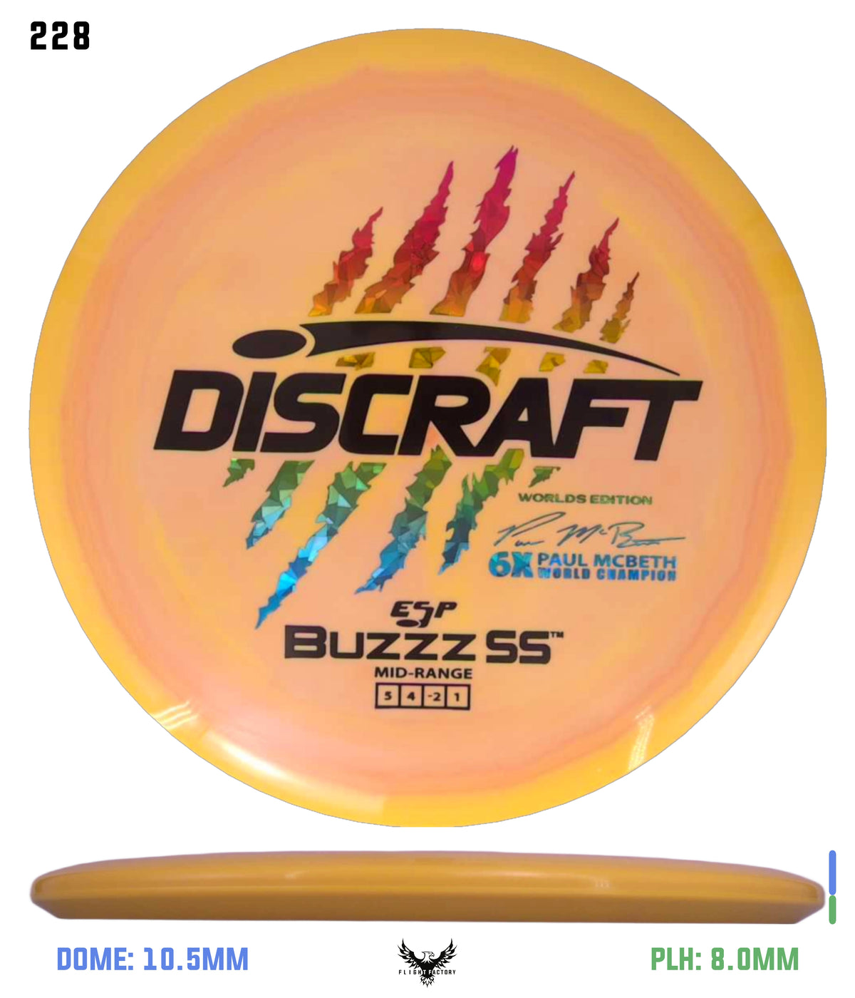 Discraft Paul McBeth 6 Claw ESP Buzzz SS - 2026 Worlds Edition