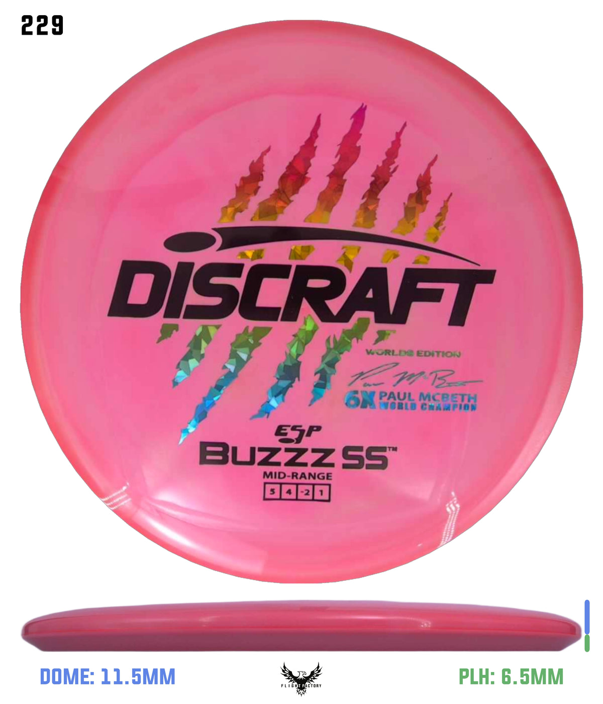 Discraft Paul McBeth 6 Claw ESP Buzzz SS - 2026 Worlds Edition