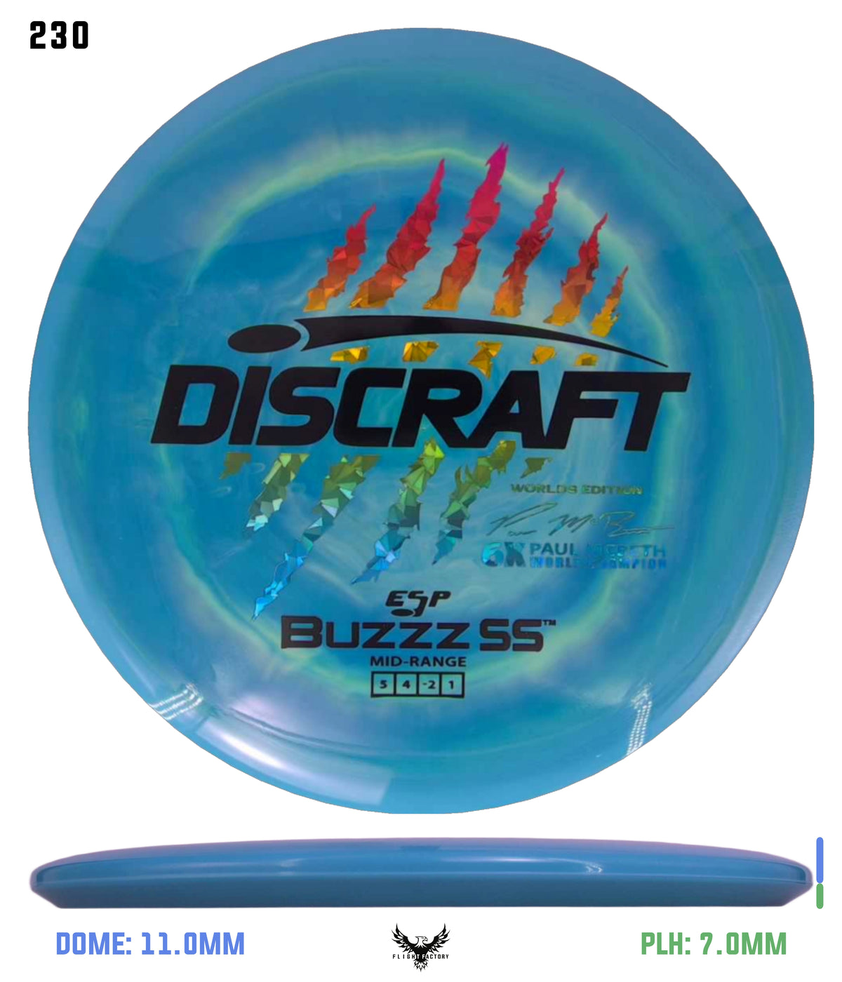 Discraft Paul McBeth 6 Claw ESP Buzzz SS - 2026 Worlds Edition