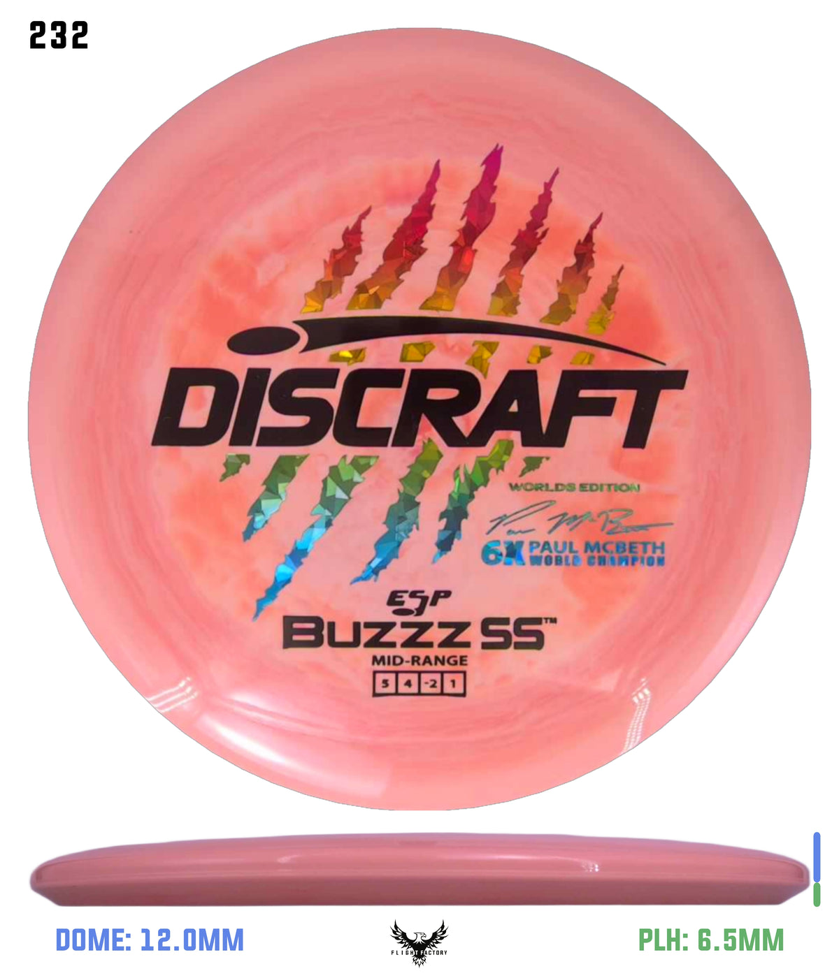 Discraft Paul McBeth 6 Claw ESP Buzzz SS - 2026 Worlds Edition