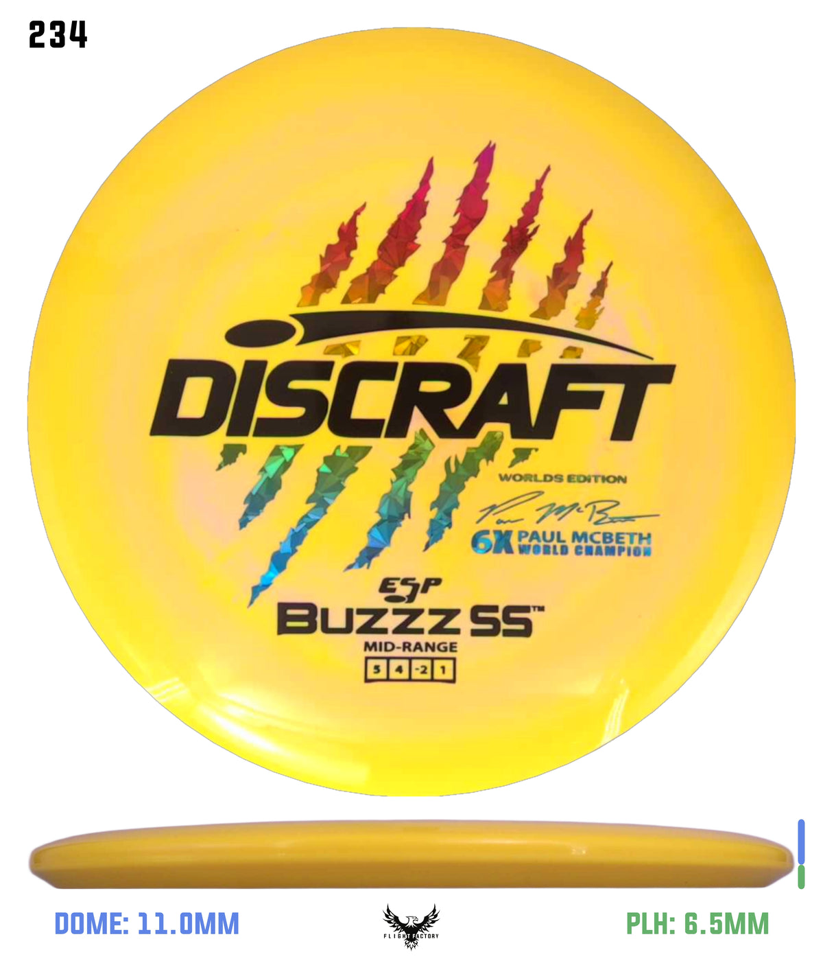 Discraft Paul McBeth 6 Claw ESP Buzzz SS - 2026 Worlds Edition