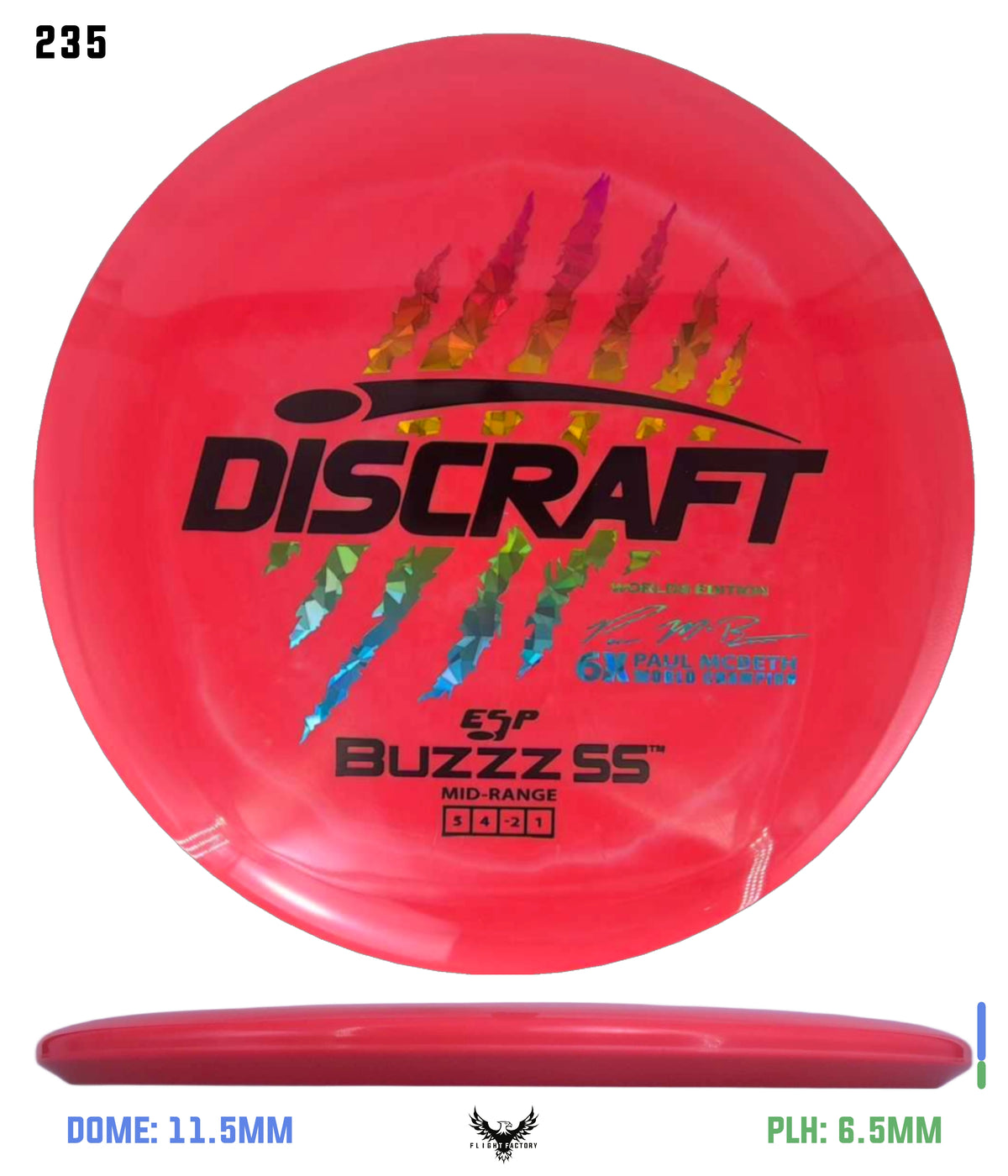 Discraft Paul McBeth 6 Claw ESP Buzzz SS - 2026 Worlds Edition