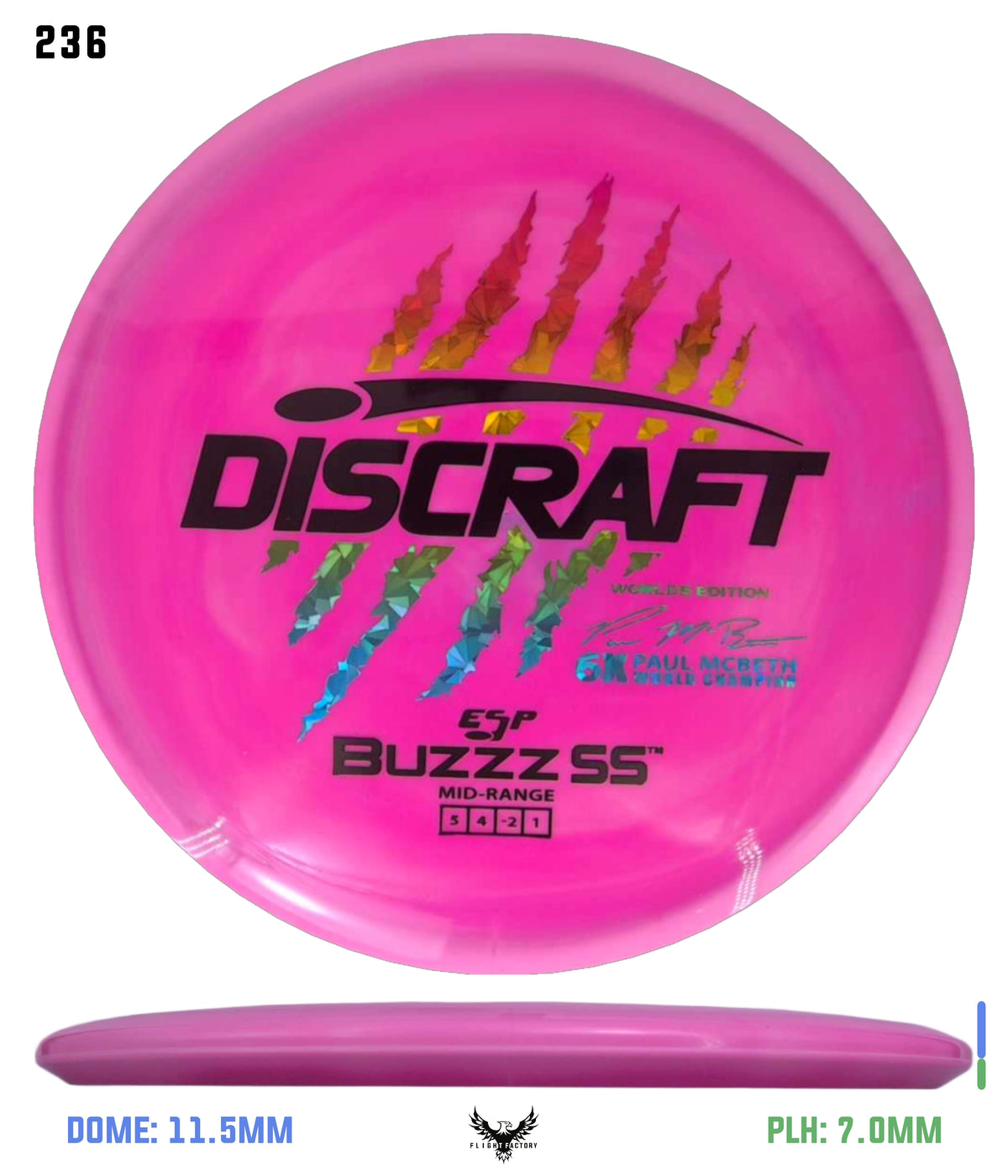 Discraft Paul McBeth 6 Claw ESP Buzzz SS - 2026 Worlds Edition