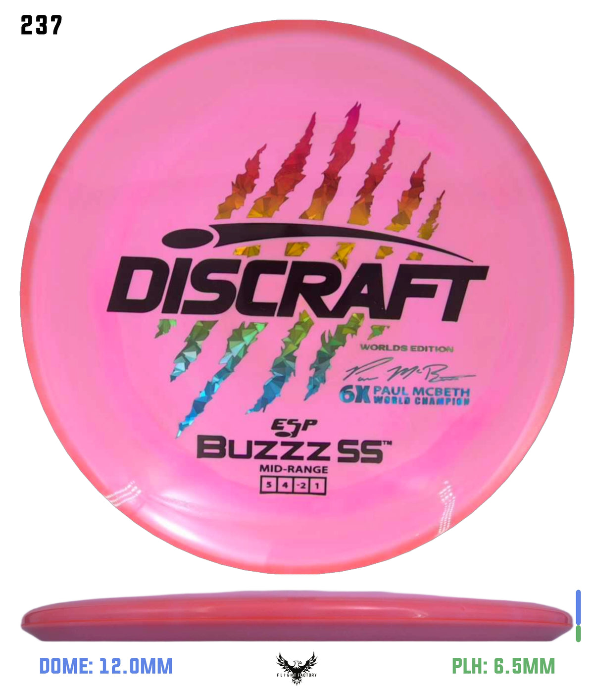 Discraft Paul McBeth 6 Claw ESP Buzzz SS - 2026 Worlds Edition