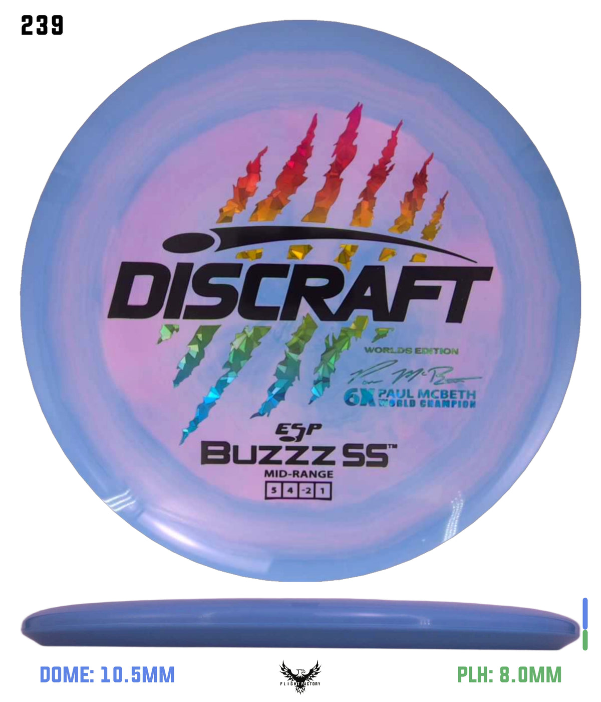 Discraft Paul McBeth 6 Claw ESP Buzzz SS - 2026 Worlds Edition