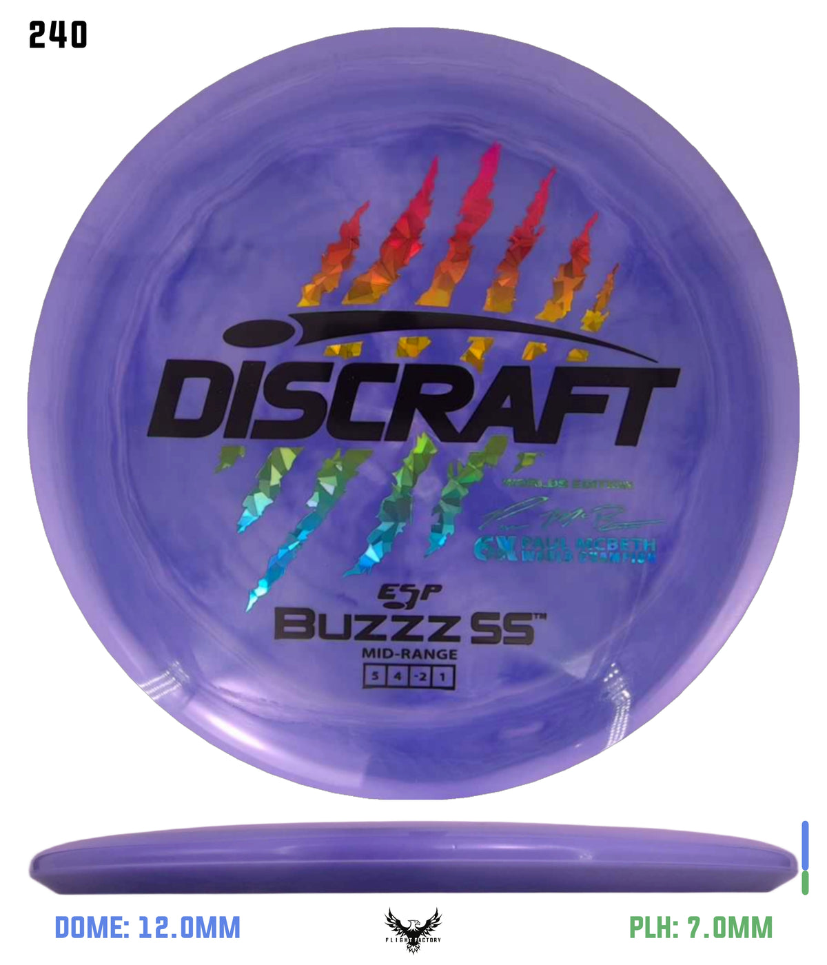 Discraft Paul McBeth 6 Claw ESP Buzzz SS - 2026 Worlds Edition