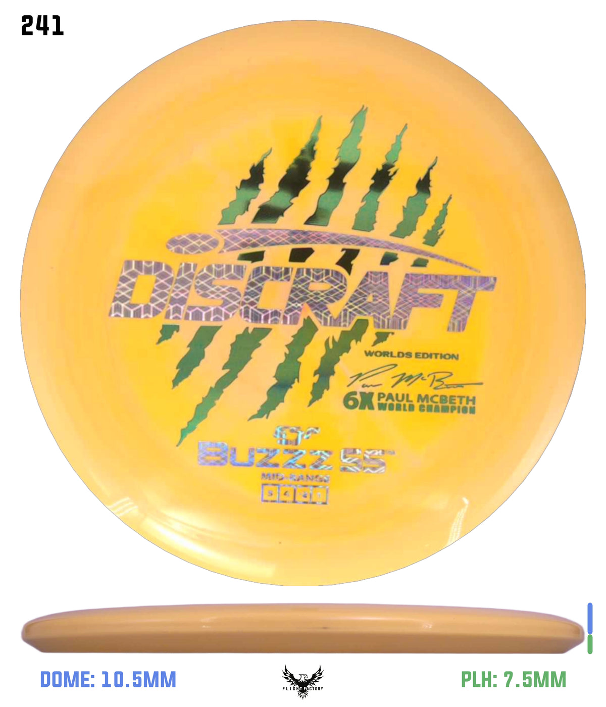 Discraft Paul McBeth 6 Claw ESP Buzzz SS - 2026 Worlds Edition