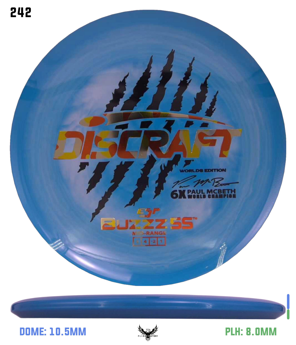 Discraft Paul McBeth 6 Claw ESP Buzzz SS - 2026 Worlds Edition