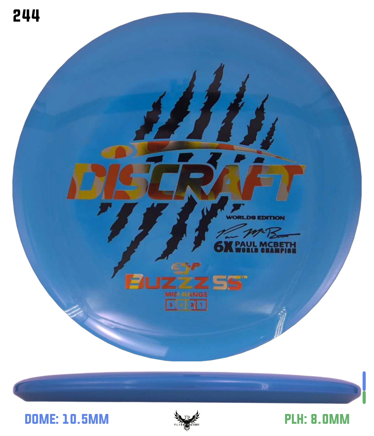 Discraft Paul McBeth 6 Claw ESP Buzzz SS - 2026 Worlds Edition