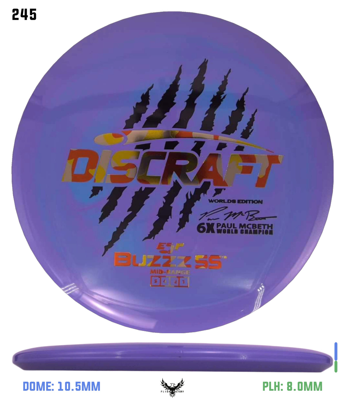 Discraft Paul McBeth 6 Claw ESP Buzzz SS - 2026 Worlds Edition