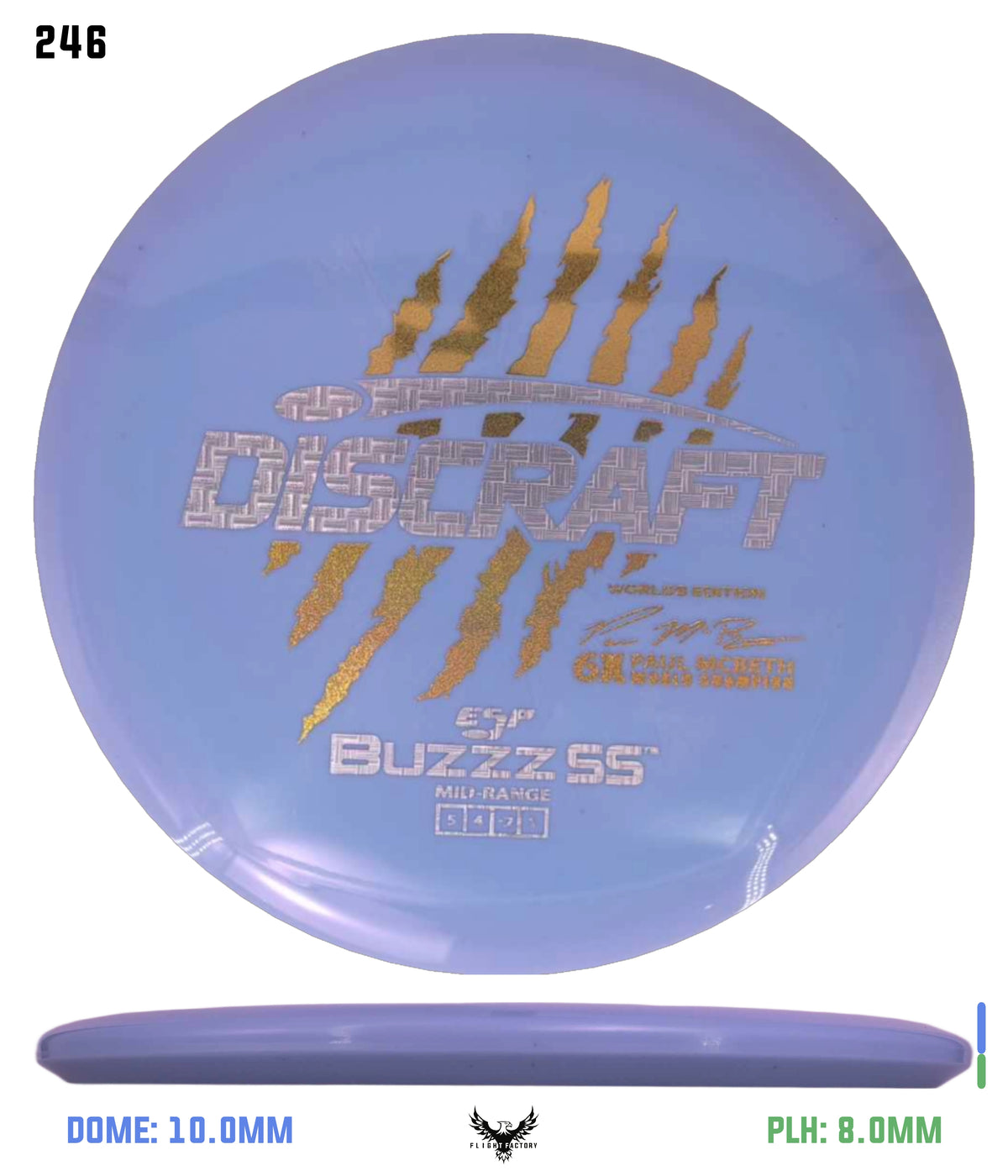 Discraft Paul McBeth 6 Claw ESP Buzzz SS - 2026 Worlds Edition