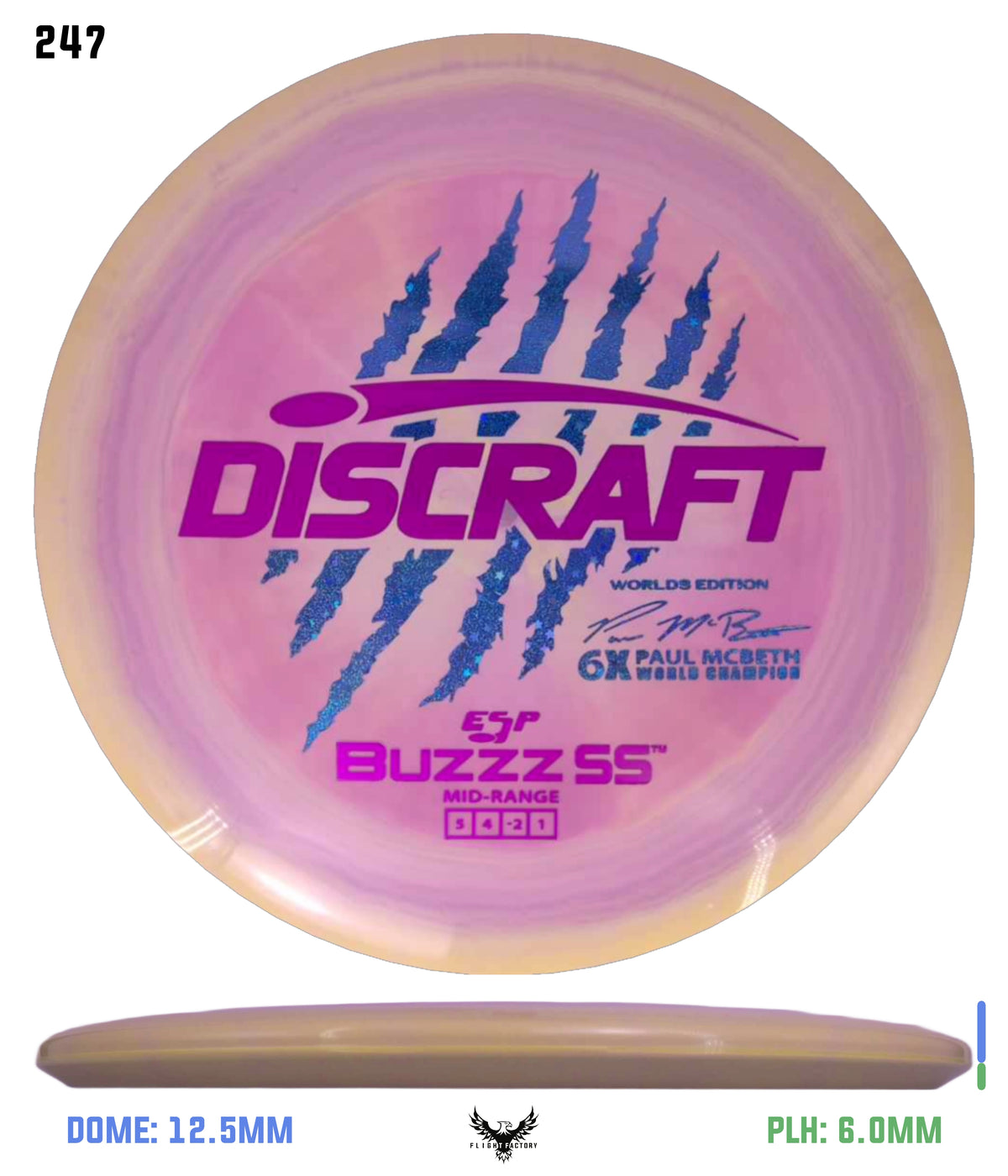 Discraft Paul McBeth 6 Claw ESP Buzzz SS - 2026 Worlds Edition