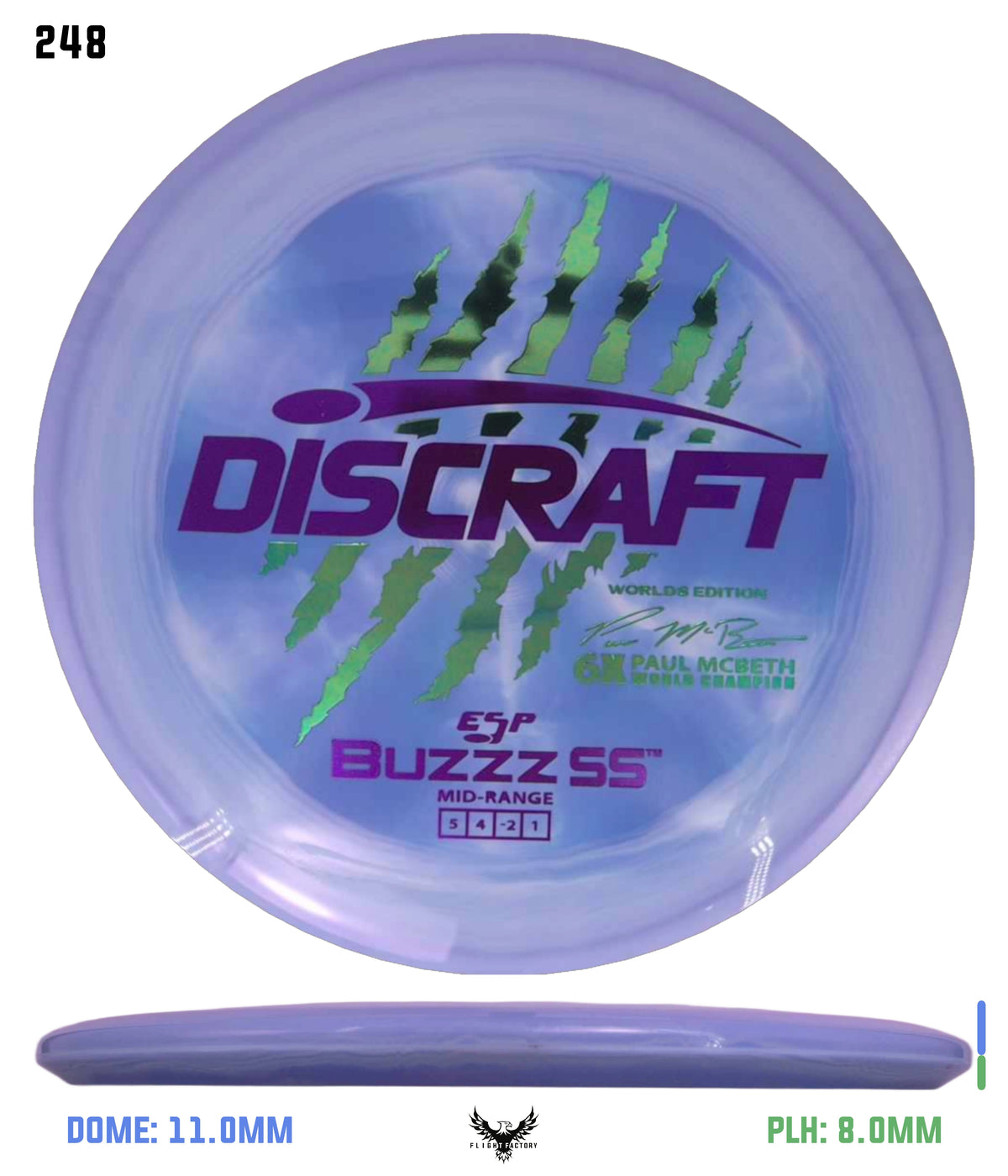 Discraft Paul McBeth 6 Claw ESP Buzzz SS - 2026 Worlds Edition