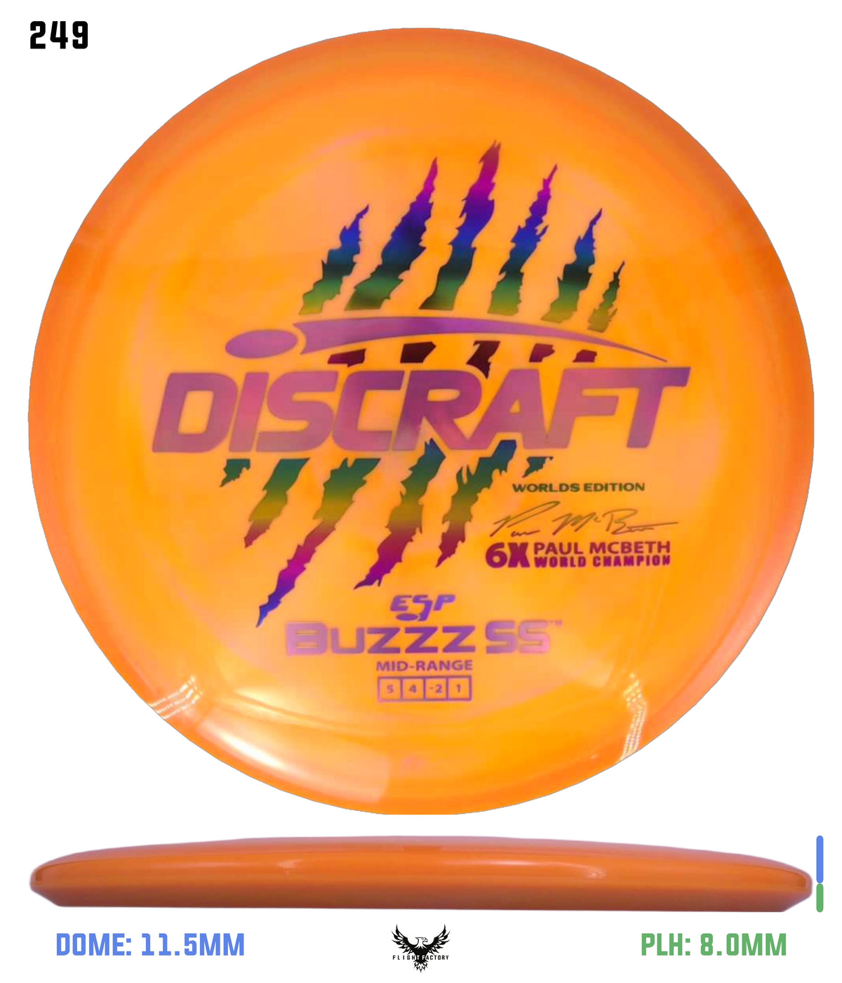 Discraft Paul McBeth 6 Claw ESP Buzzz SS - 2026 Worlds Edition
