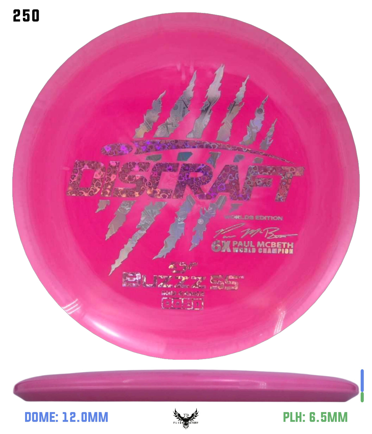 Discraft Paul McBeth 6 Claw ESP Buzzz SS - 2026 Worlds Edition
