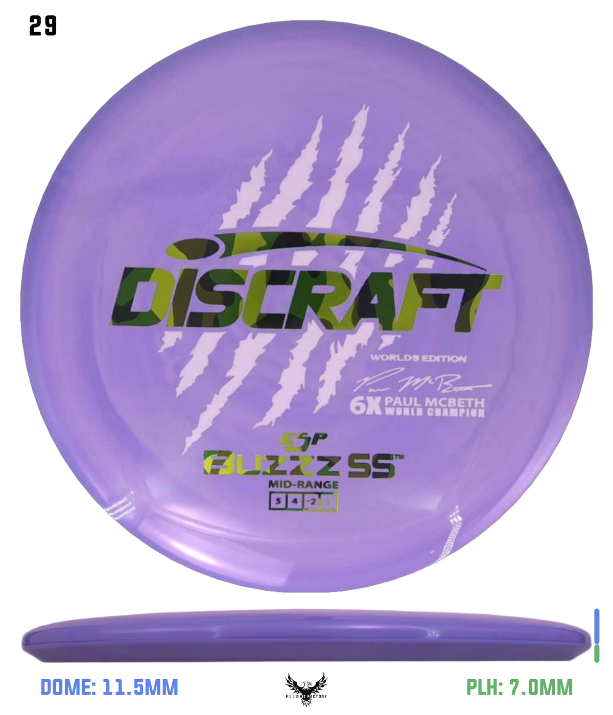 Discraft Paul McBeth 6 Claw ESP Buzzz SS - 2026 Worlds Edition