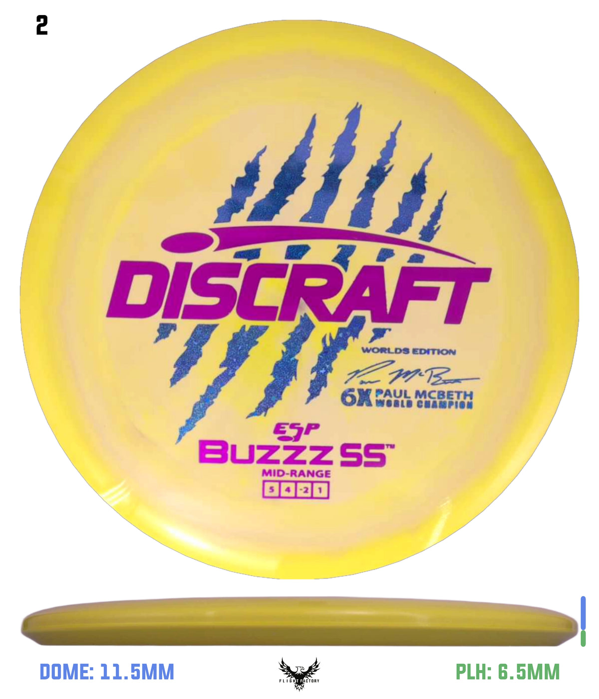 洋楽 Bapt/ no answer Discraft Paul McBeth 6 Claw ESP Buzzz SS - 2026 Worlds Edition