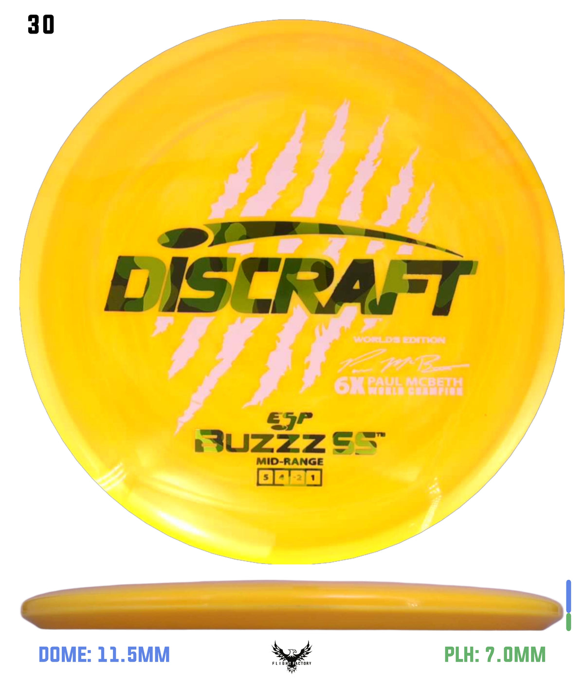 Discraft Paul McBeth 6 Claw ESP Buzzz SS - 2026 Worlds Edition