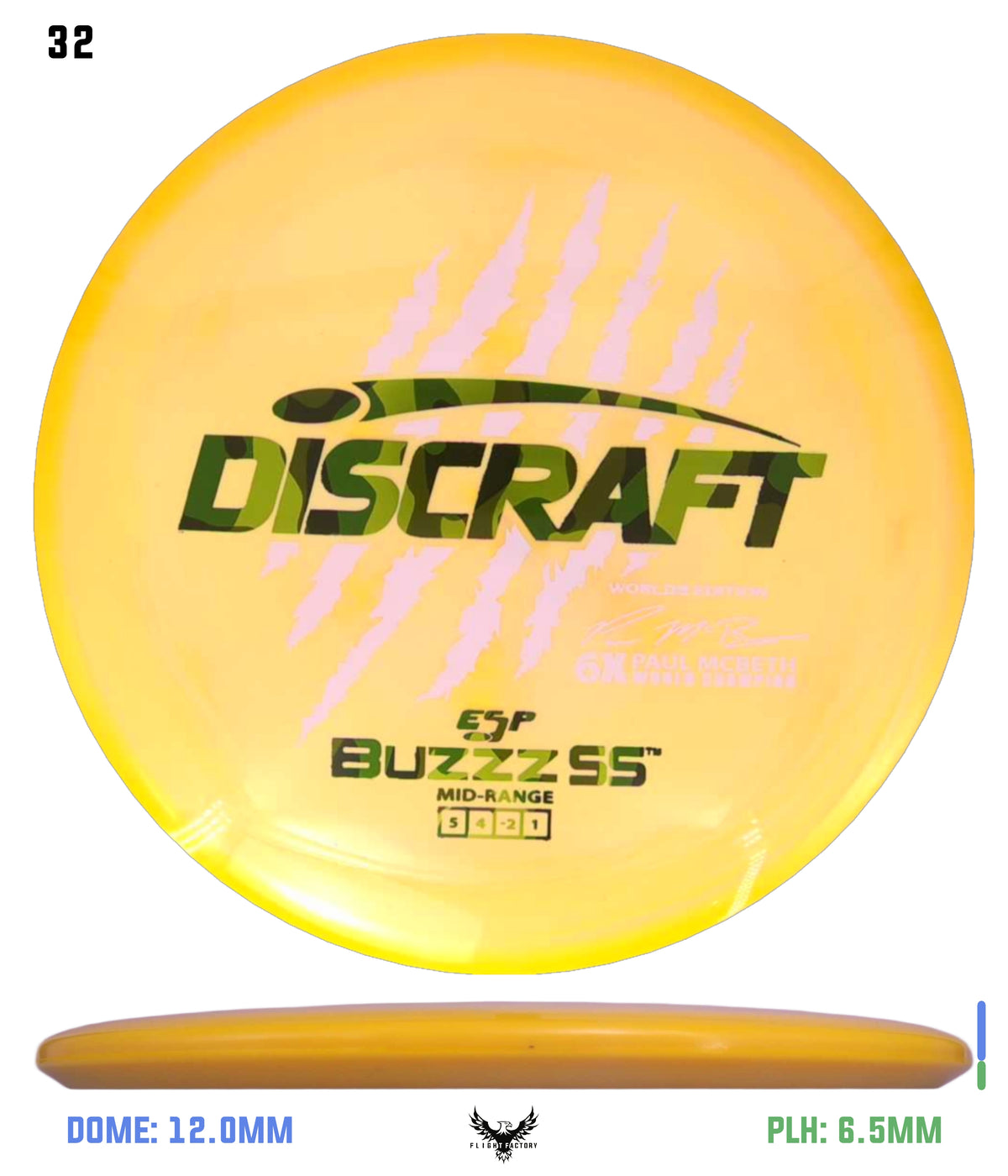 Discraft Paul McBeth 6 Claw ESP Buzzz SS - 2026 Worlds Edition