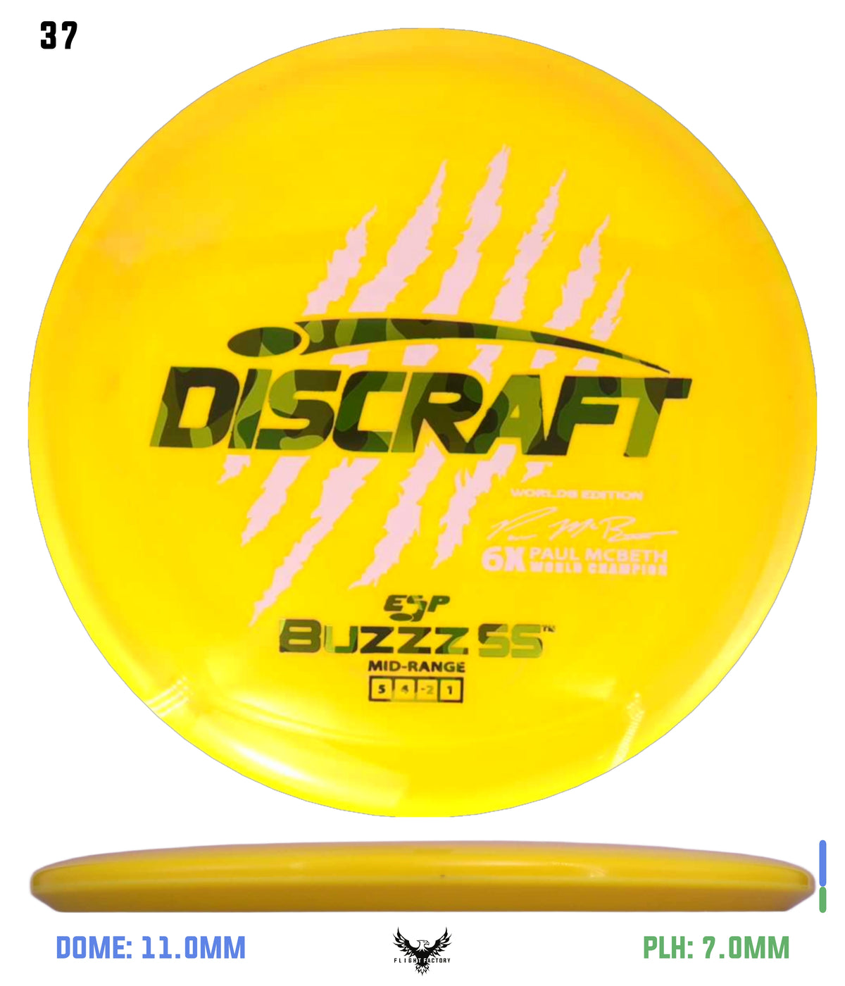 Discraft Paul McBeth 6 Claw ESP Buzzz SS - 2026 Worlds Edition