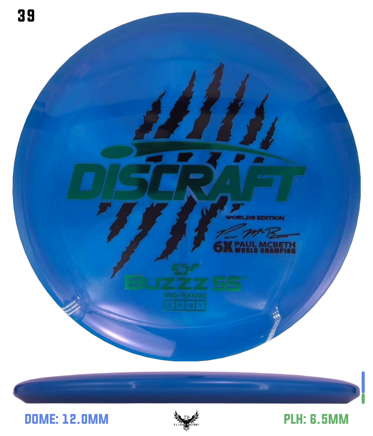 Discraft Paul McBeth 6 Claw ESP Buzzz SS - 2026 Worlds Edition